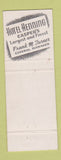 Matchbook Cover - Elbow Room Hotel Henning Casper WY