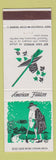 Matchbook Cover - American Folklore Rip Van Winkle