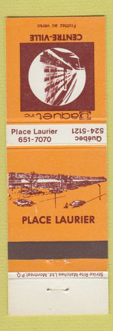 Matchbook Cover - Paquet Centre Ville Place Laurier QC