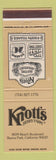 Matchbook Cover - Knott's Berry Farm Buena Park CA WEAR