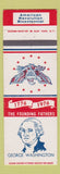 Matchbook Cover - Bicentennial 1976 George Washington