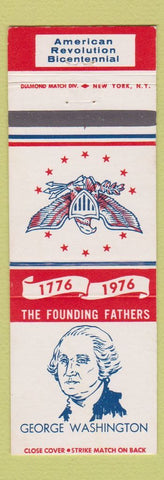 Matchbook Cover - Bicentennial 1976 George Washington
