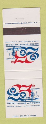 Matchbook Cover - US Air Force 25th Anniversary