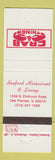 Matchbook Cover - Crab & Things Des Plaines IL