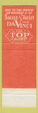 Matchbook Cover - Hotel Pierre