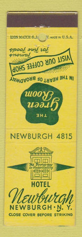 Matchbook Cover - Hotel Newburgh NY