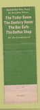 Matchbook Cover - Hotel Commodore New York City