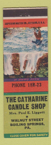 Matchbook Cover - Catharine Candle Shop Boiling Springs PA