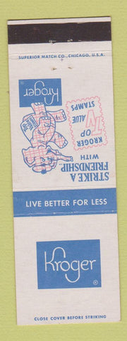 Matchbook Cover - Kroger Grocery pink elephant