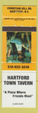 Matchbook Cover - Hartford Town Tavern NY hunk