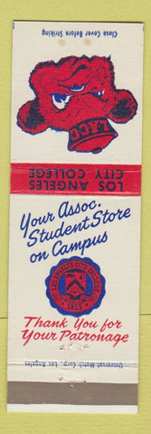 Matchbook Cover - Los Angeles CA City College