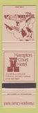 Matchbook Cover - Hampton Court Hotel Toronto ON