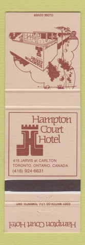 Matchbook Cover - Hampton Court Hotel Toronto ON