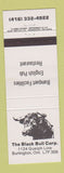 Matchbook Cover - Black Bull Corp Burlington ON