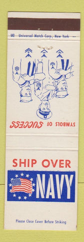Matchbook Cover - Ship Over Navy