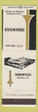 Matchbook Cover - Fernwood Resort Bushkill PA