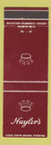 Matchbook Cover - Huyler's Restaurants