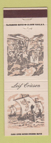 Matchbook Cover - Ships Viking Leif Ericson