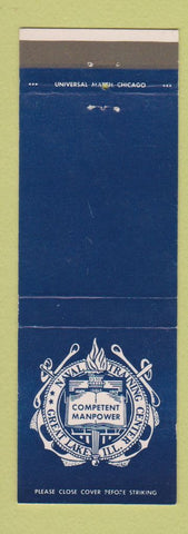 Matchbook Cover - Great Lakes Naval Training Center IL