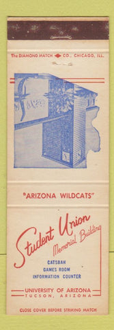 Matchbook Cover - University of Arizona Tucson AZ Student Union WEAR