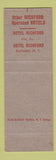 Matchbook Cover - Hotel Richford Buffalo NY