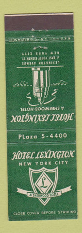 Matchbook Cover - Hotel Lexington New York City