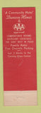 Matchbook Cover - Baron Steuben Hotel Corning NY