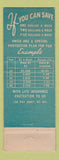 Matchbook Cover - Anico Insurance Henry Reed Hot Springs AR
