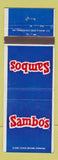 Matchbook Cover - Sambo's DD Bean