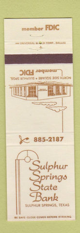 Matchbook Cover - Sulphur Springs State Bank TX