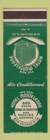 Matchbook Cover - Hotel Monteleone New Orleans LA GREEN