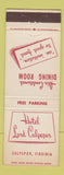 Matchbook Cover - Hotel Lord Culpeper VA