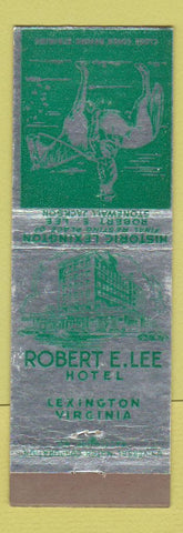 Matchbook Cover - Hotel Robert E Lee Lexington VA