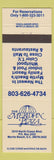 Matchbook Cover - Meridian Plaza Myrtle Beach SC