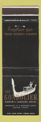Matchbook Cover - Gondolier Hotel Austin TX WEAR