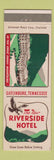 Matchbook Cover - Riverside Hotel Gatlinburg TN