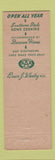 Matchbook Cover - Riverside Hotel Gatlinburg TN