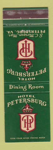 Matchbook Cover - Hotel Petersburg VA