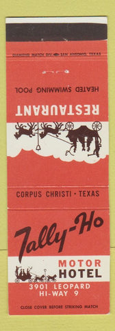 Matchbook Cover - Tally Ho Motor Hotel Corpus Christi TX