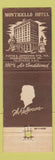 Matchbook Cover - Monticello Hotel Charlottesville VA