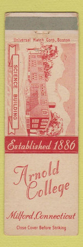 Matchbook Cover - Arnold College Milford CT