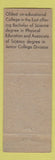 Matchbook Cover - Arnold College Milford CT