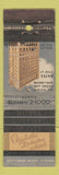Matchbook Cover - Hotel Winfield Scott Elizabeth NJ WORN