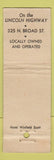 Matchbook Cover - Hotel Winfield Scott Elizabeth NJ WORN