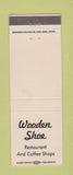 Matchbook Cover - Wooden Shoe Restaurant