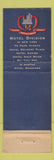 Matchbook Cover - Hotel Empire New York City