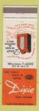 Matchbook Cover - Hotel Dixie New York City