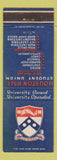 Matchbook Cover - Houston Hall Student Union
