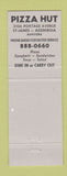 Matchbook Cover - Pizza Hut Canada