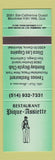 Matchbook Cover - Restaurant Pique Assiette Montreal QC